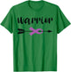 Warrior Cancer Support - Ribbon Leiomyosarcoma Awareness T-Shirt - T-Shirt | Irish Green
