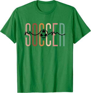 Soccer Mom Soccer Mama Cute Mom Life Soccer T-Shirt - T-Shirt | Irish Green