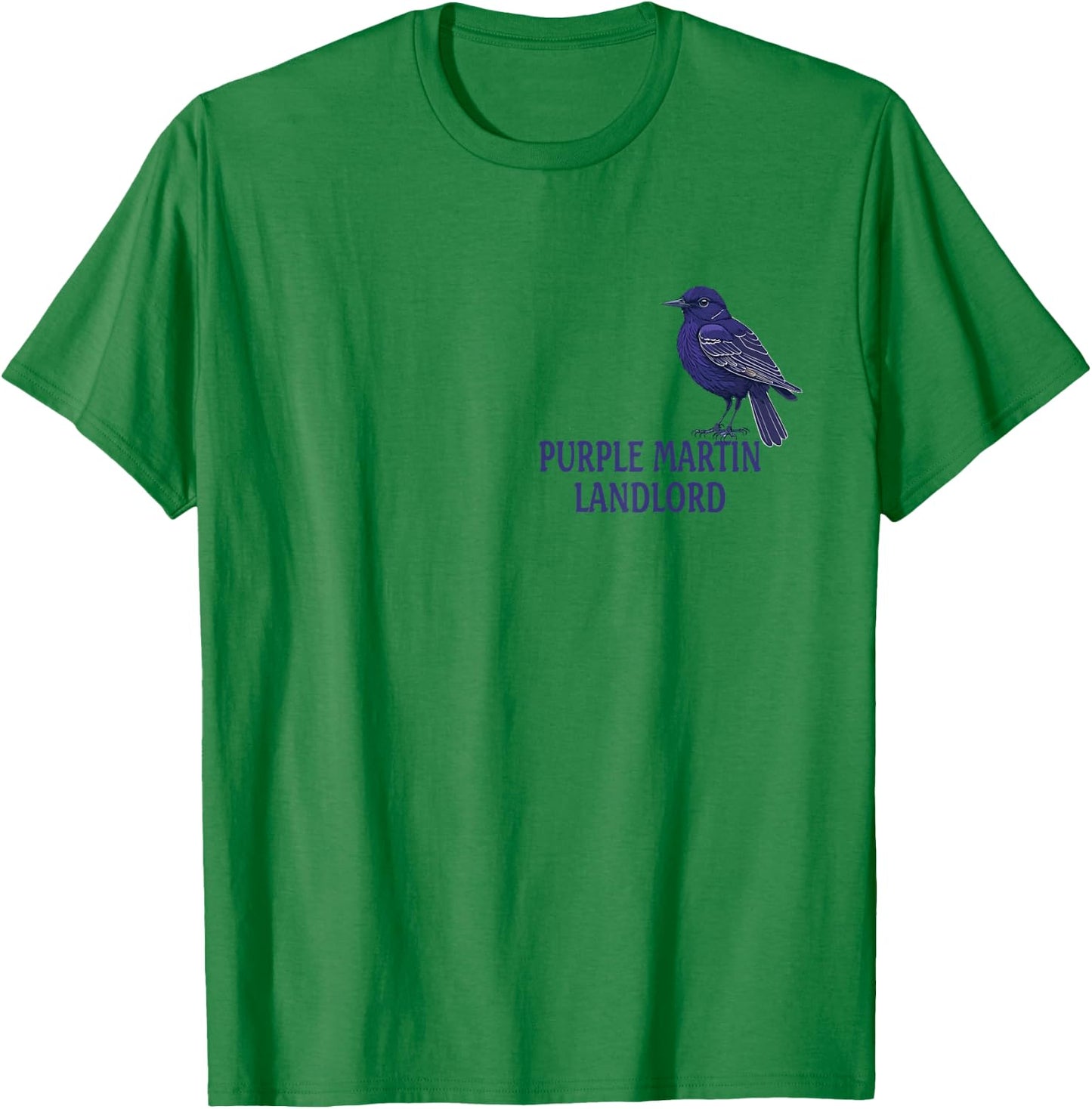 Purple Martin Landlord Purple Martin Birds Lover Adult kids T-Shirt - T-Shirt | Irish Green
