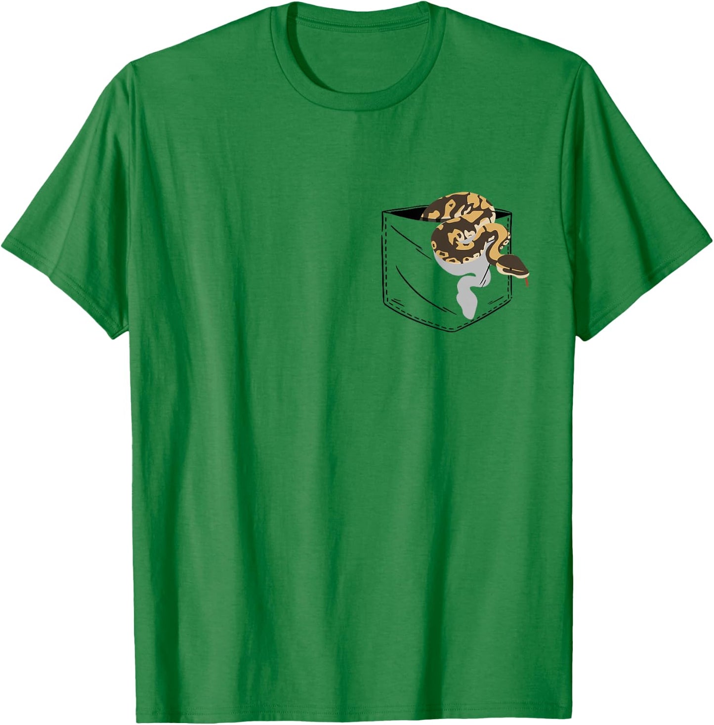 Snake In Pocket - Python T-Shirt - T-Shirt | Irish Green