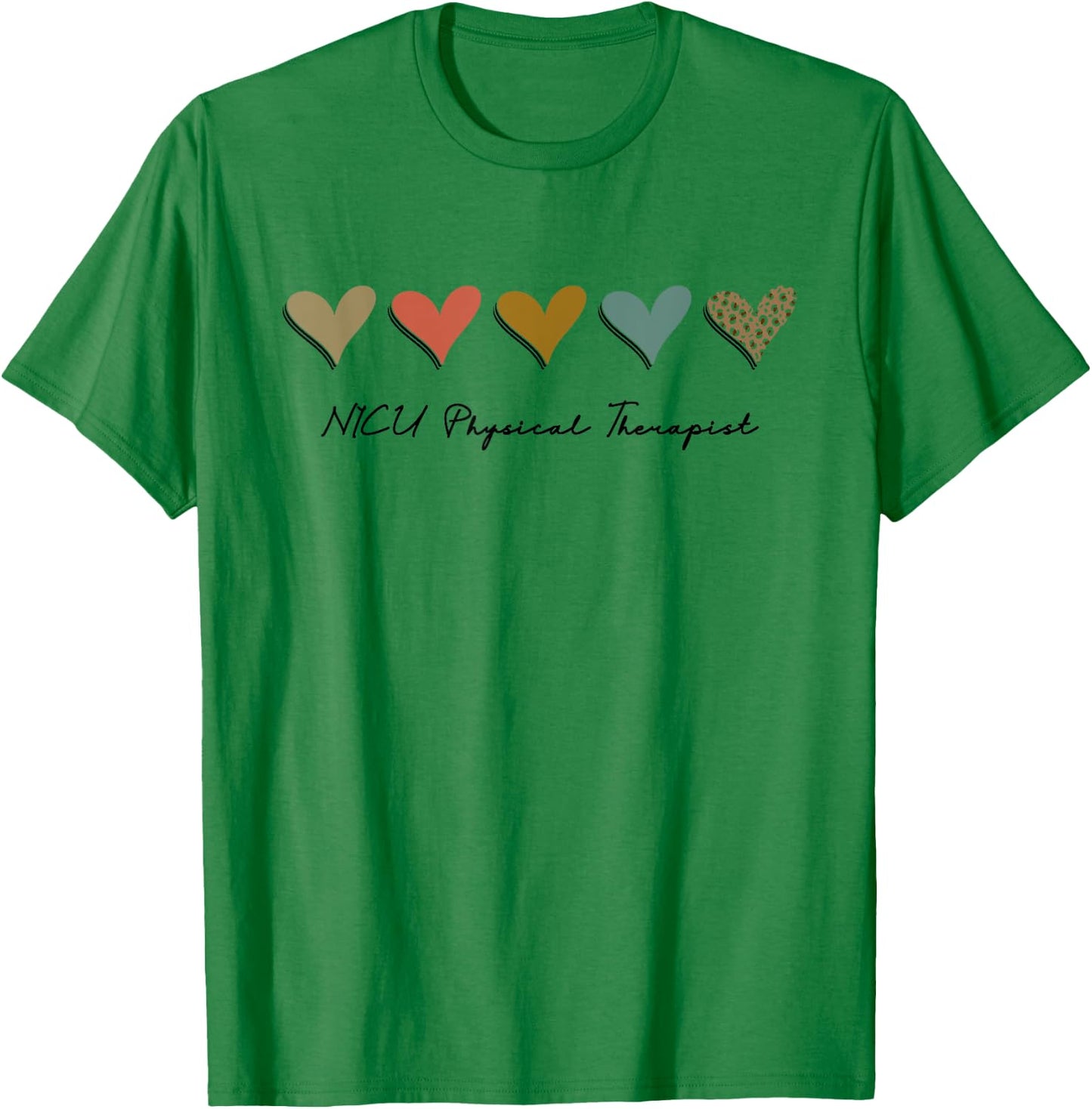 NICU Physical Therapist Neonatal ICU Nurse Funny Respiratory T-Shirt - T-Shirt | Irish Green
