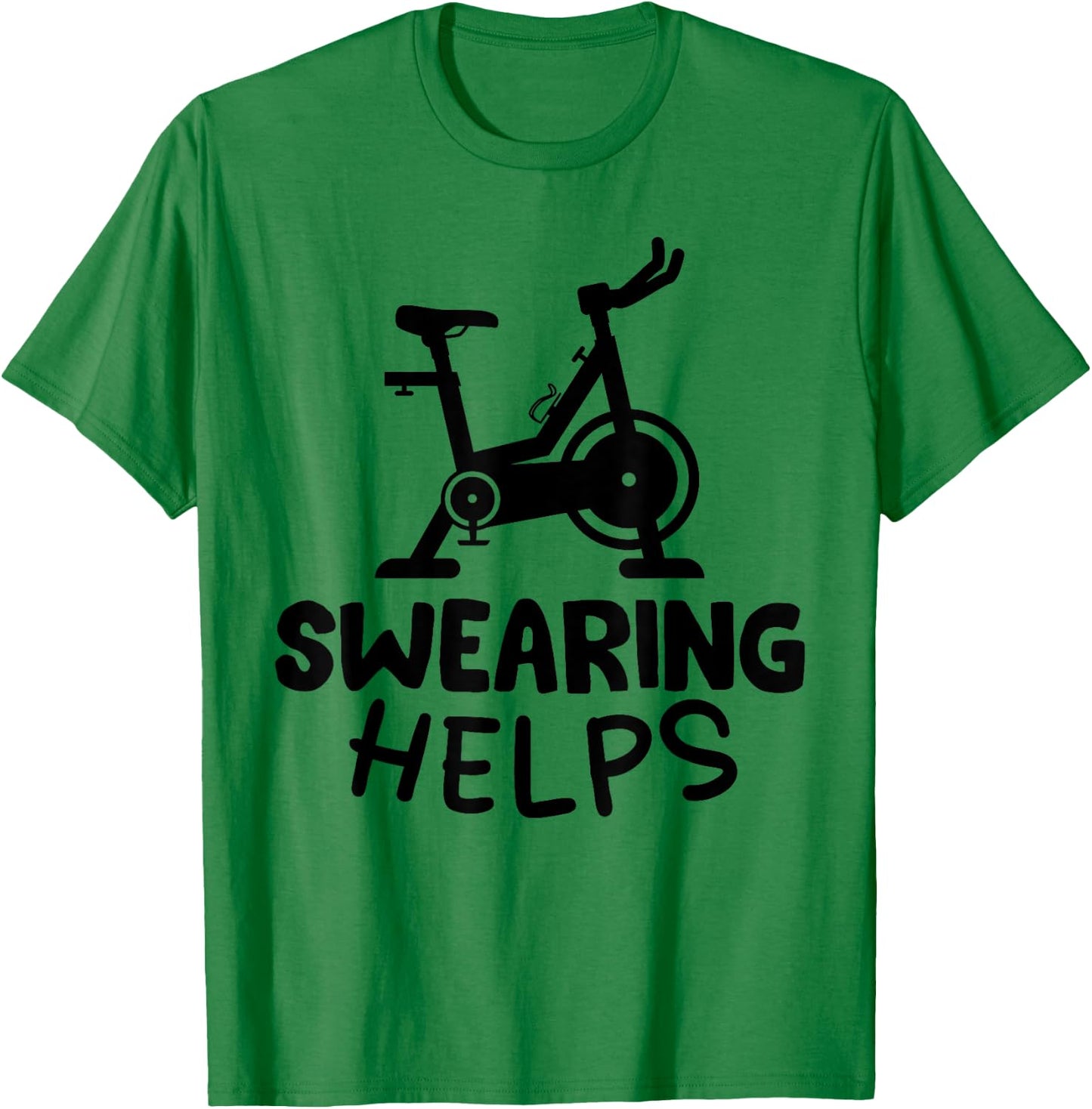 Funny Spin Class Rhythm Cycling Workout Stationary Spin Bike T-Shirt - T-Shirt | Irish Green