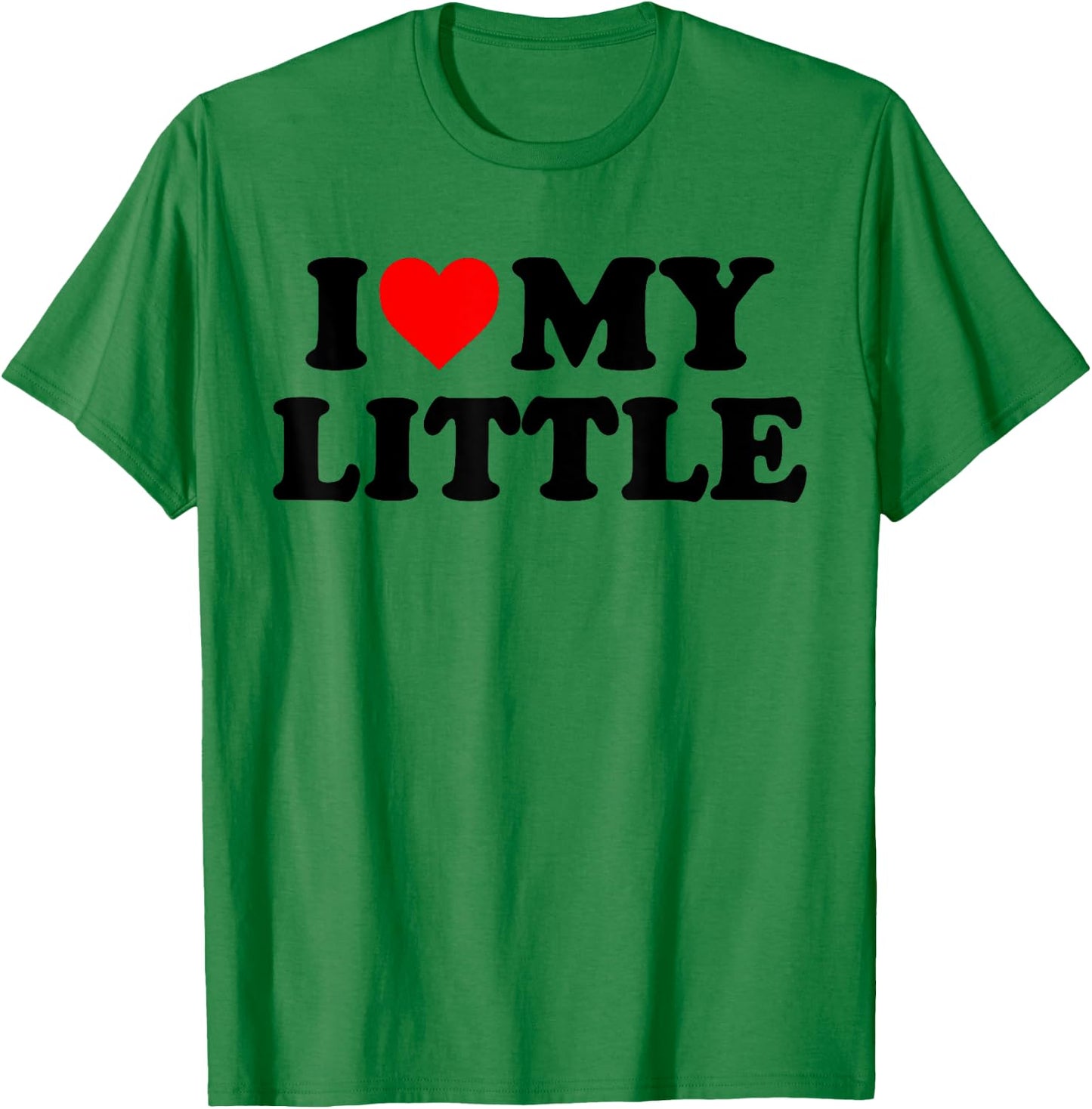 I Heart My Little Love Matching Little Big Sorority T-Shirt - T-Shirt | Irish Green