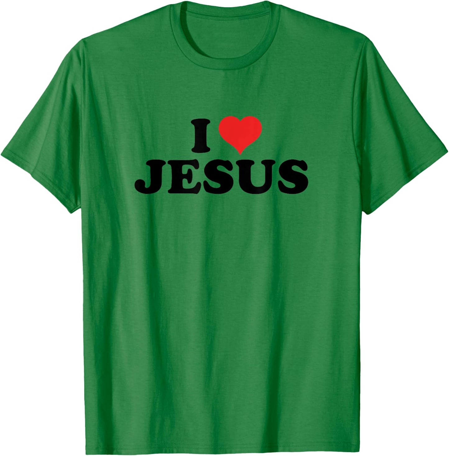 I love Jesus T-Shirt - T-Shirt | Irish Green