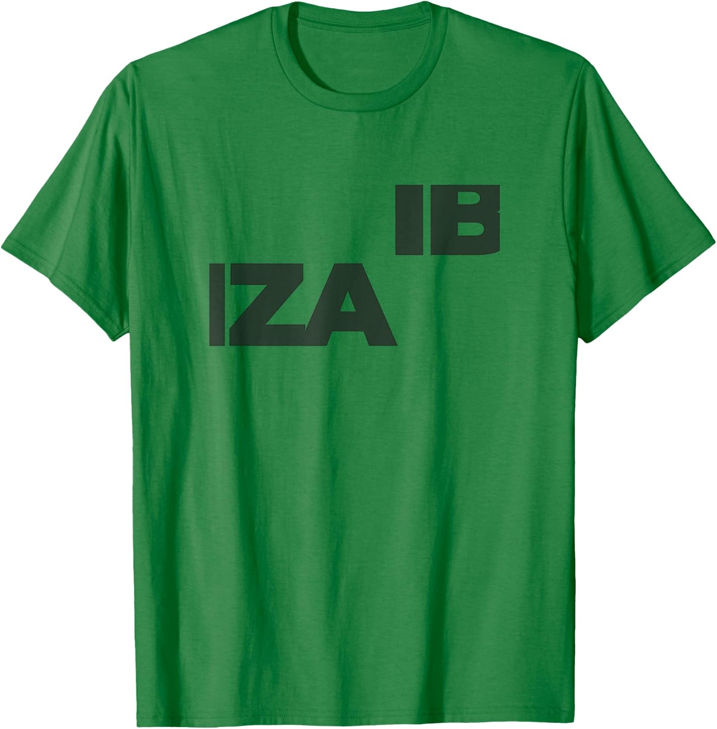 Ibiza Large Text T-Shirt - T-Shirt | Irish Green