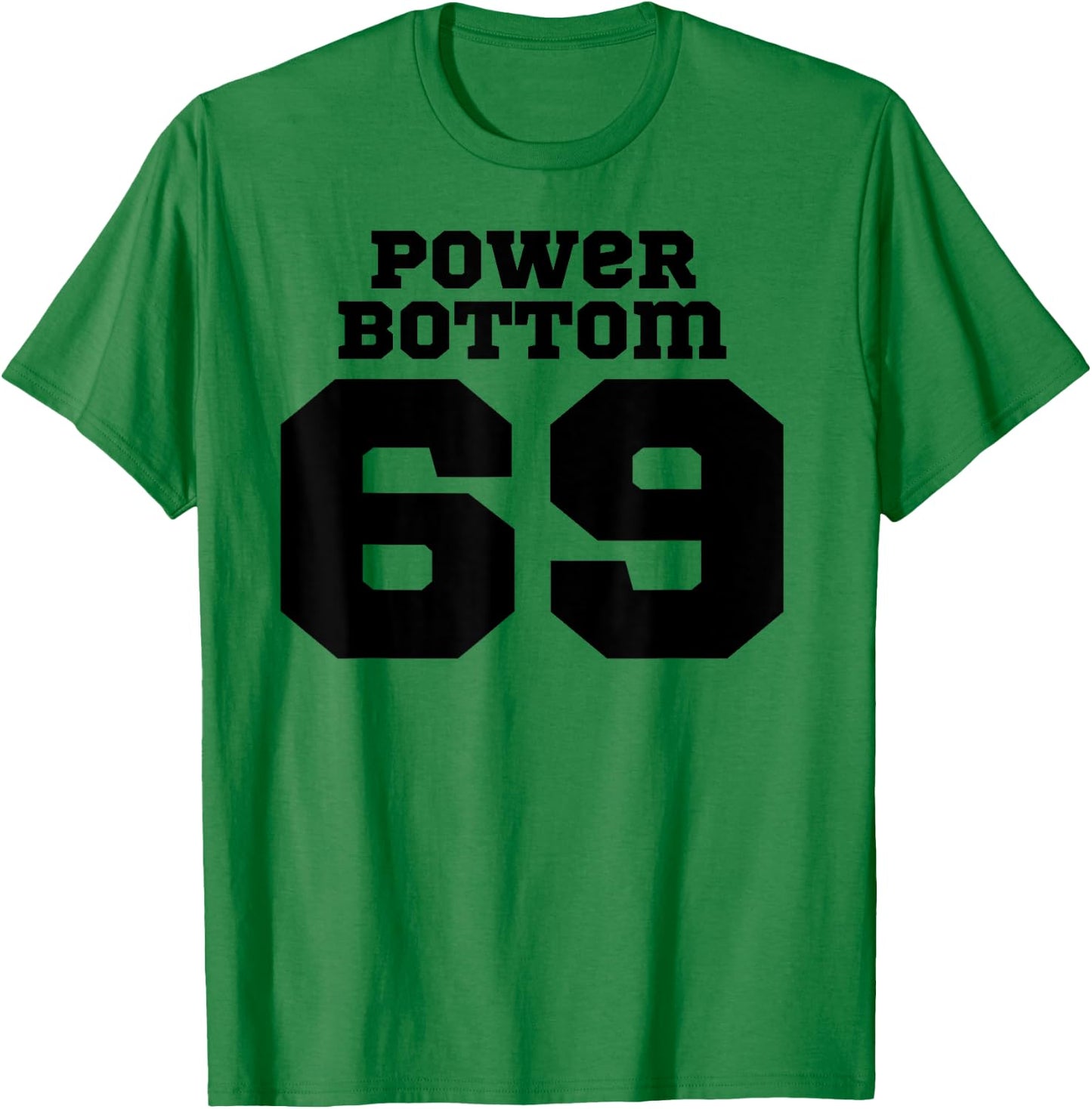 Funny Gay Couple Power Bottom 69 Athletic T-Shirt - T-Shirt | Irish Green