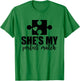 She's My Perfect Match He's My Perfect Match Couple Matching T-Shirt - T-Shirt | Irish Green