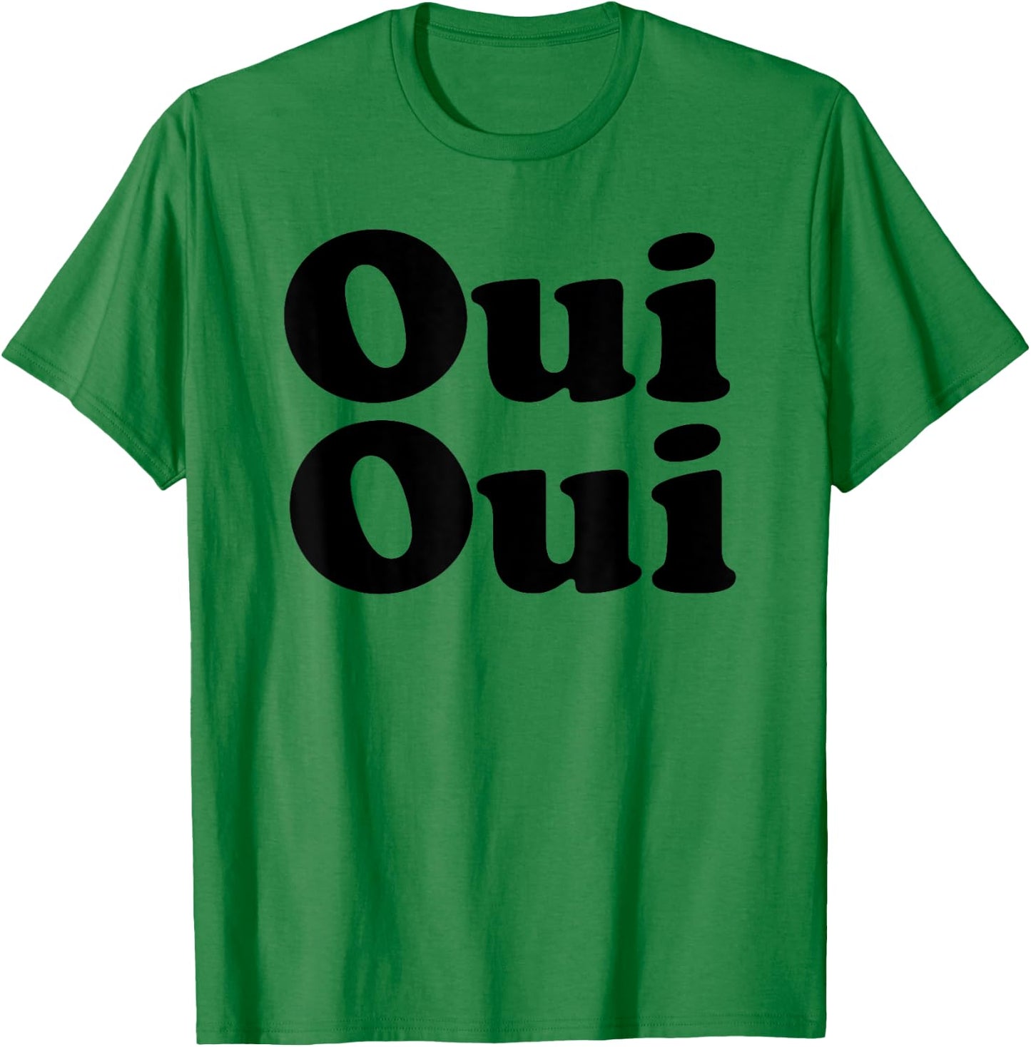 Oui Oui Blue Cotton Polyester , -Adults, -Kids, Short Sleeve, , Regular Fit, Small, Medium, 6, 16.5 T-Shirt - T-Shirt | Irish Green
