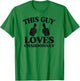 This Guy Loves Chardonnay Wine Tasting and Winery Tour T-Shirt - T-Shirt | Irish Green