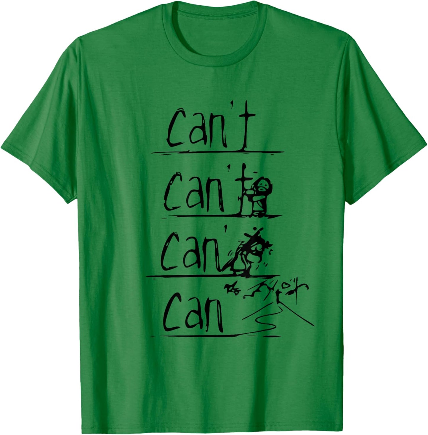 Jesus Christian Cross Cant Can Art T-Shirt - T-Shirt | Irish Green