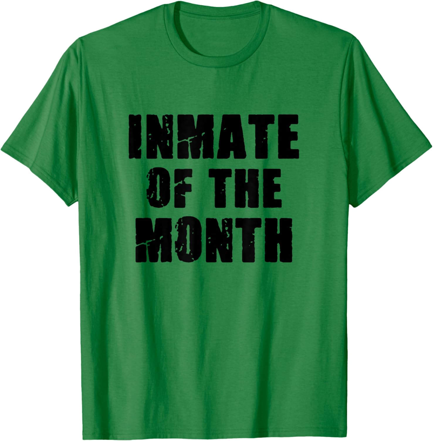 Prisoner Costume Prison Inmate of the Month County Jail T-Shirt - T-Shirt | Irish Green