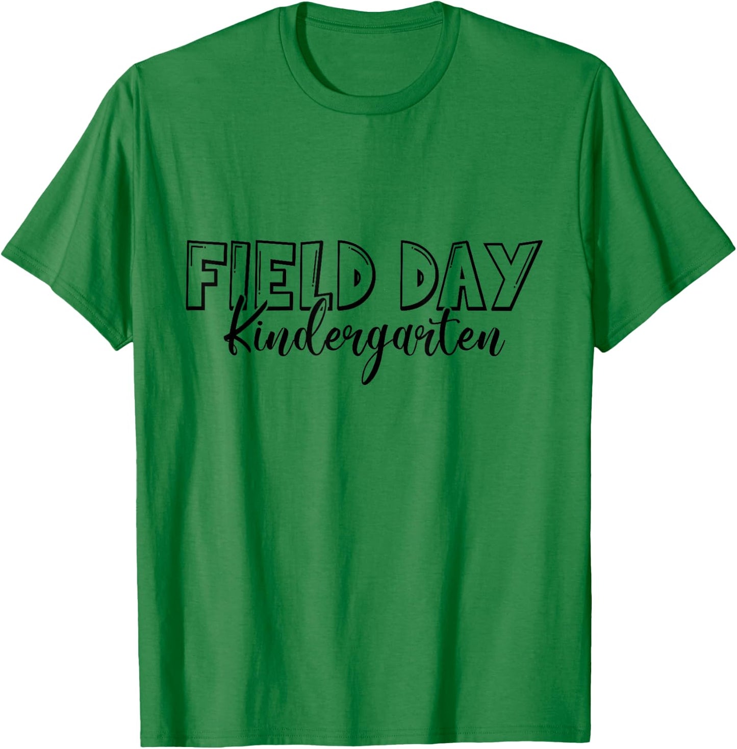 Field Day 2025 Kindergarten school teacher kids Yellow T-Shirt - T-Shirt | Irish Green