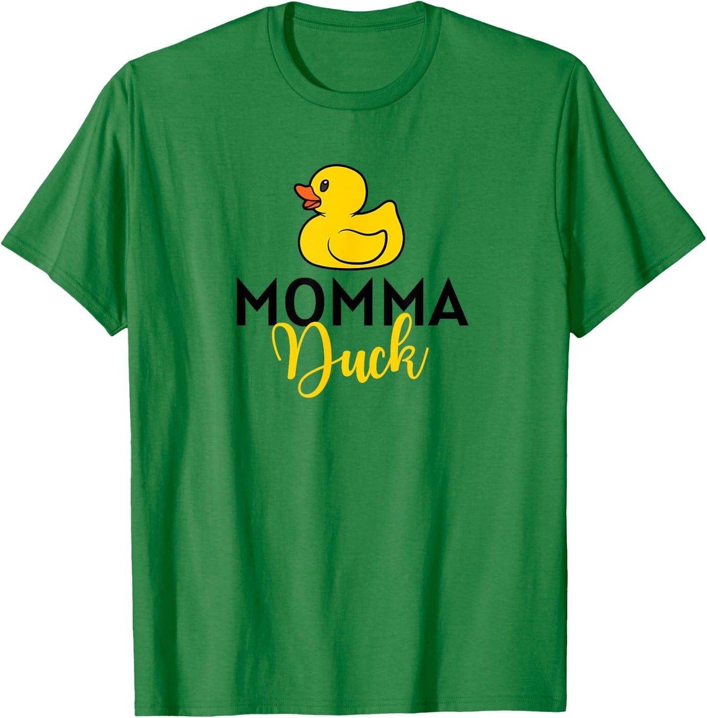 Momma Duck Keeper Farm Fowl Flock Lover Animal Gift T-Shirt - T-Shirt | Irish Green
