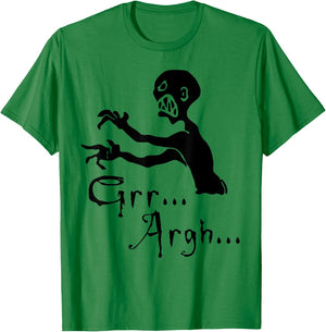 Zombie grr argh T-Shirt - T-Shirt | Irish Green