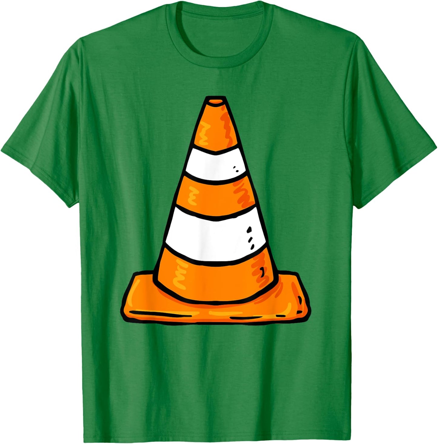 Traffic Cone Costume Group Matching Family Costume T-Shirt - T-Shirt | Irish Green
