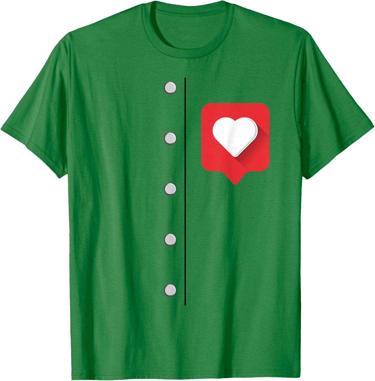 DIY Halloween Costume Retro Tin Man Oz Tinman Heart Popup T-Shirt - T-Shirt | Irish Green