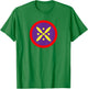 Derafsh Kaviani, lotus flower, Iranian history, flag, badge T-Shirt - T-Shirt | Irish Green