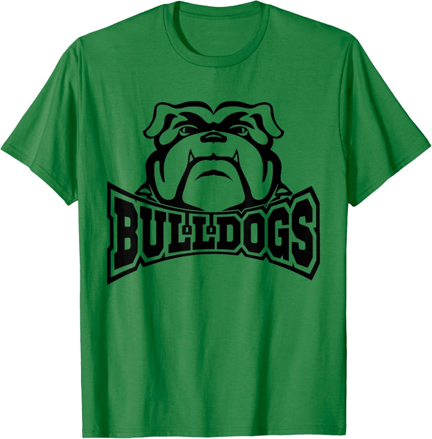 Bulldogs Teacher Student School Sports Fan Team Spirit T-Shirt - T-Shirt | Irish Green
