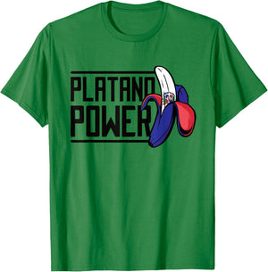Dominican Republic Platano Power T-Shirt - T-Shirt | Irish Green