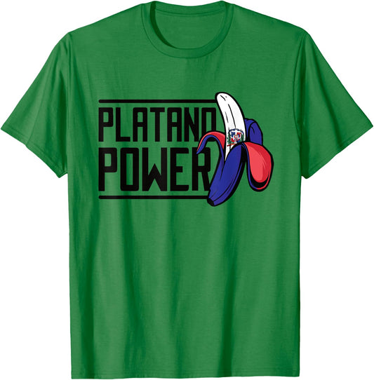 Dominican Republic Platano Power T-Shirt - T-Shirt | Irish Green