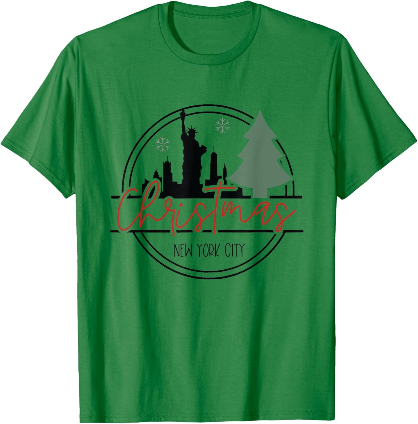 New York City Christmas Trip T-Shirt - T-Shirt | Irish Green