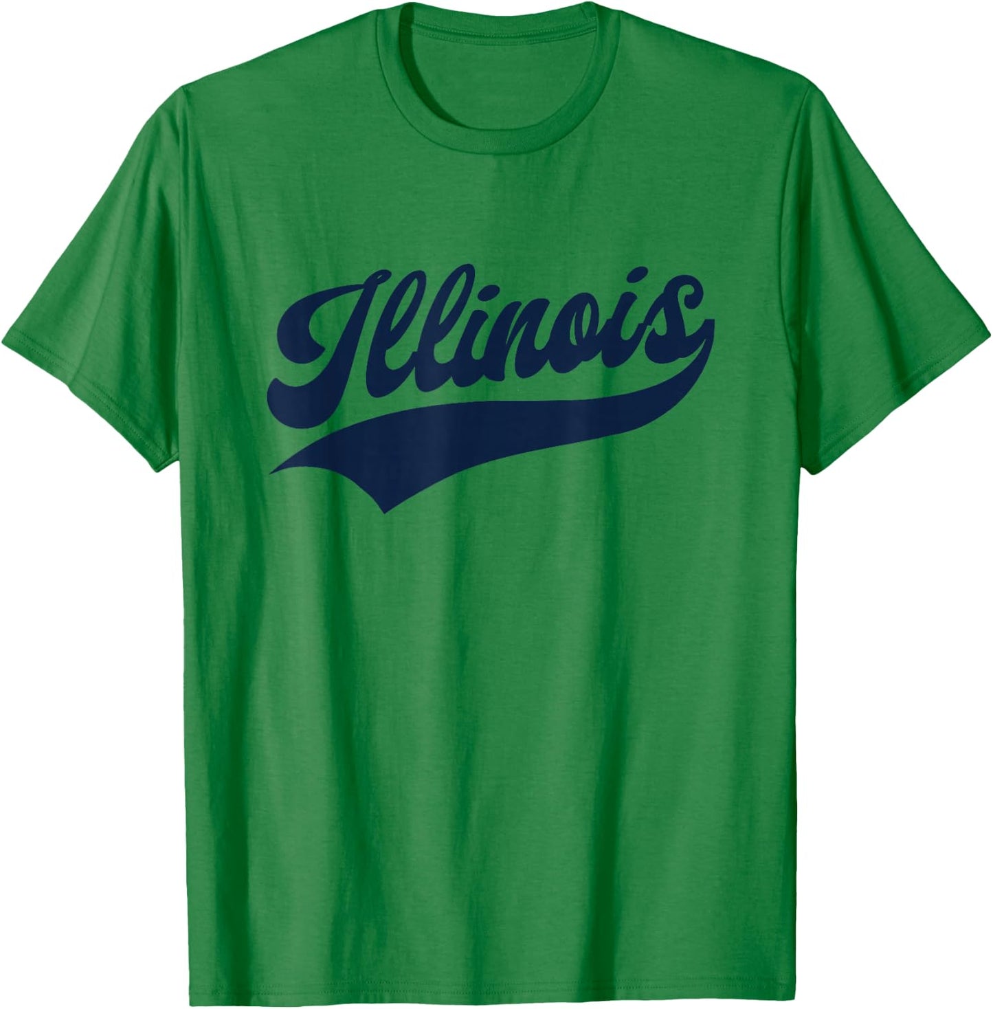 Illinois - Retro/Throwback Design - Classic T-Shirt - T-Shirt | Irish Green