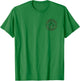 Laguna Beach California CA Retro Surfer Front & Back T-Shirt - T-Shirt | Irish Green