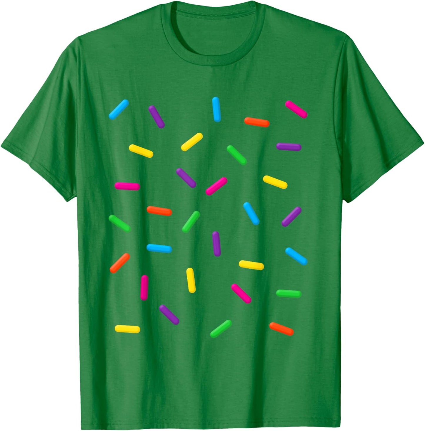Funny Ice Cream Rainbow Sprinkles Jimmies Halloween Costume Men Women Kids T-Shirt - T-Shirt | Irish Green