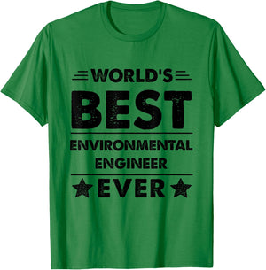 World's Best ENVIRONMENTAL ENGINEER Ever T-Shirt - T-Shirt | Irish Green