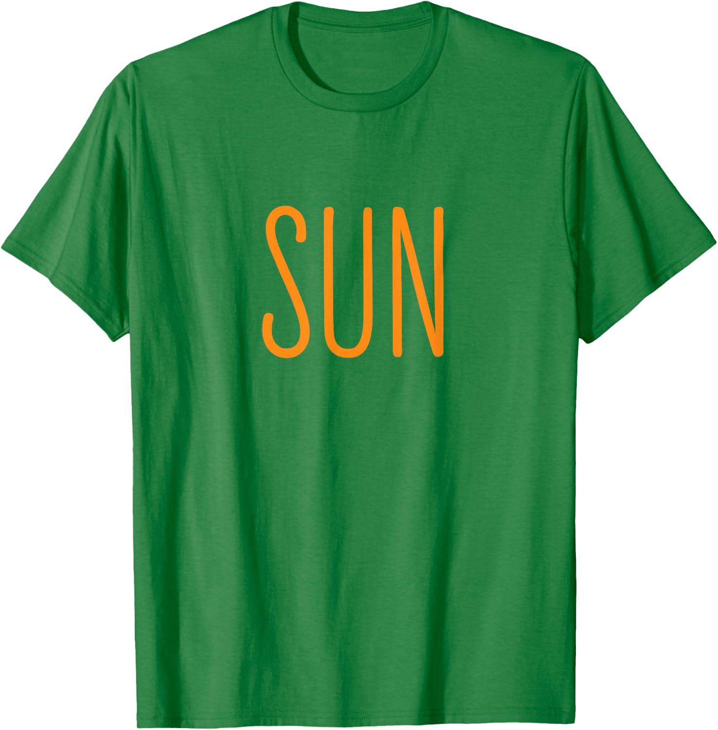 Funny US Solar Eclipse 2025 Sun Couples Costume Matching T-Shirt - T-Shirt | Irish Green