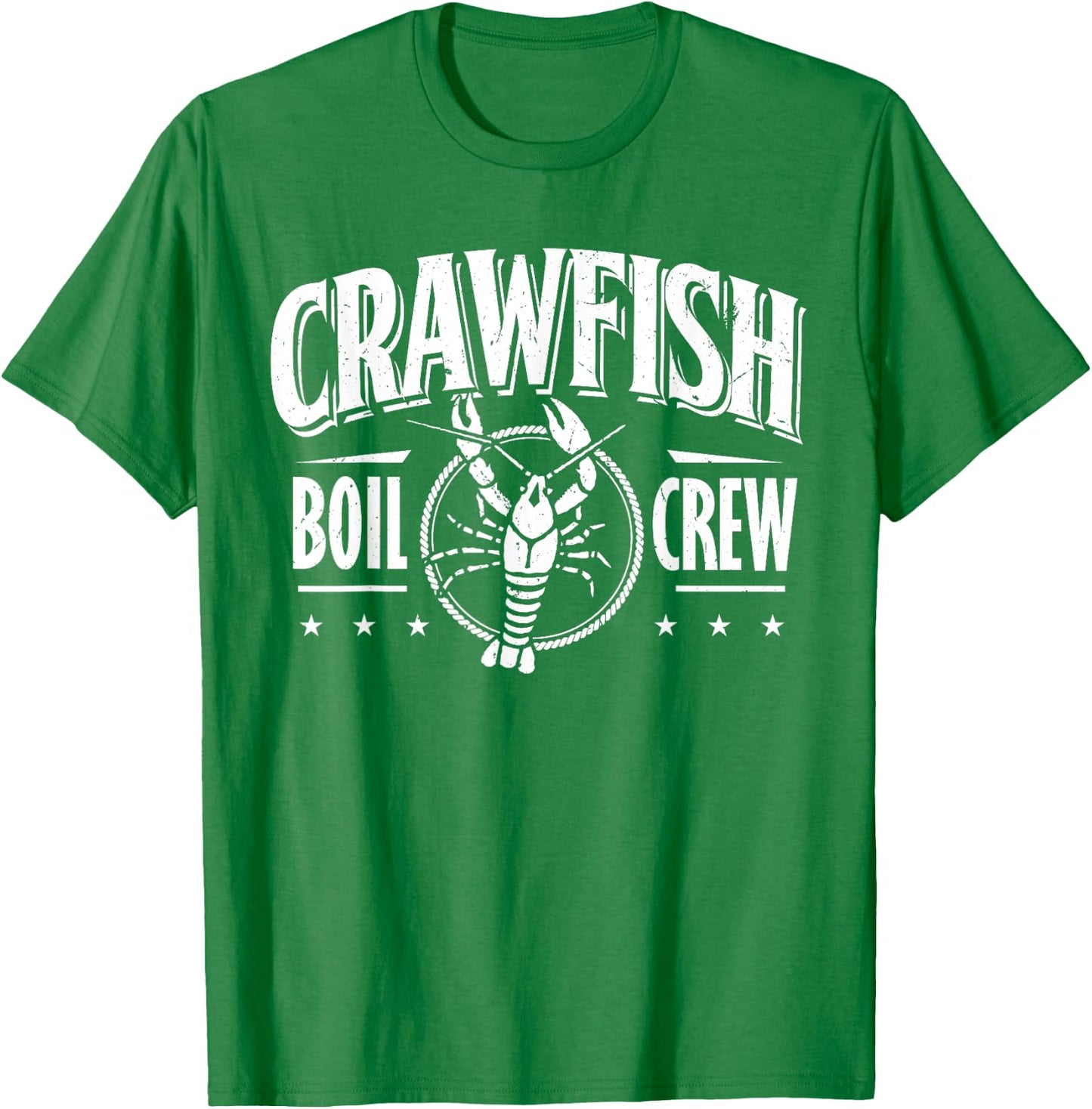 Crawfish Boil Crew Shirt Cajun Crayfish Party 2025 Men Team T-Shirt - T-Shirt | Irish Green