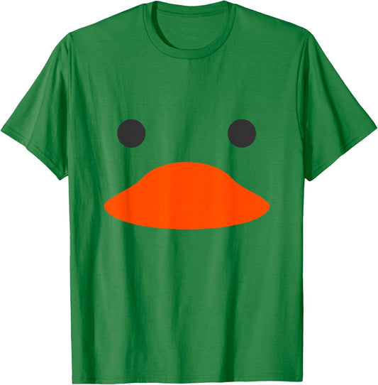 Easter Rubber Duck Face Halloween Costume Funny Duckling T-Shirt - T-Shirt | Irish Green