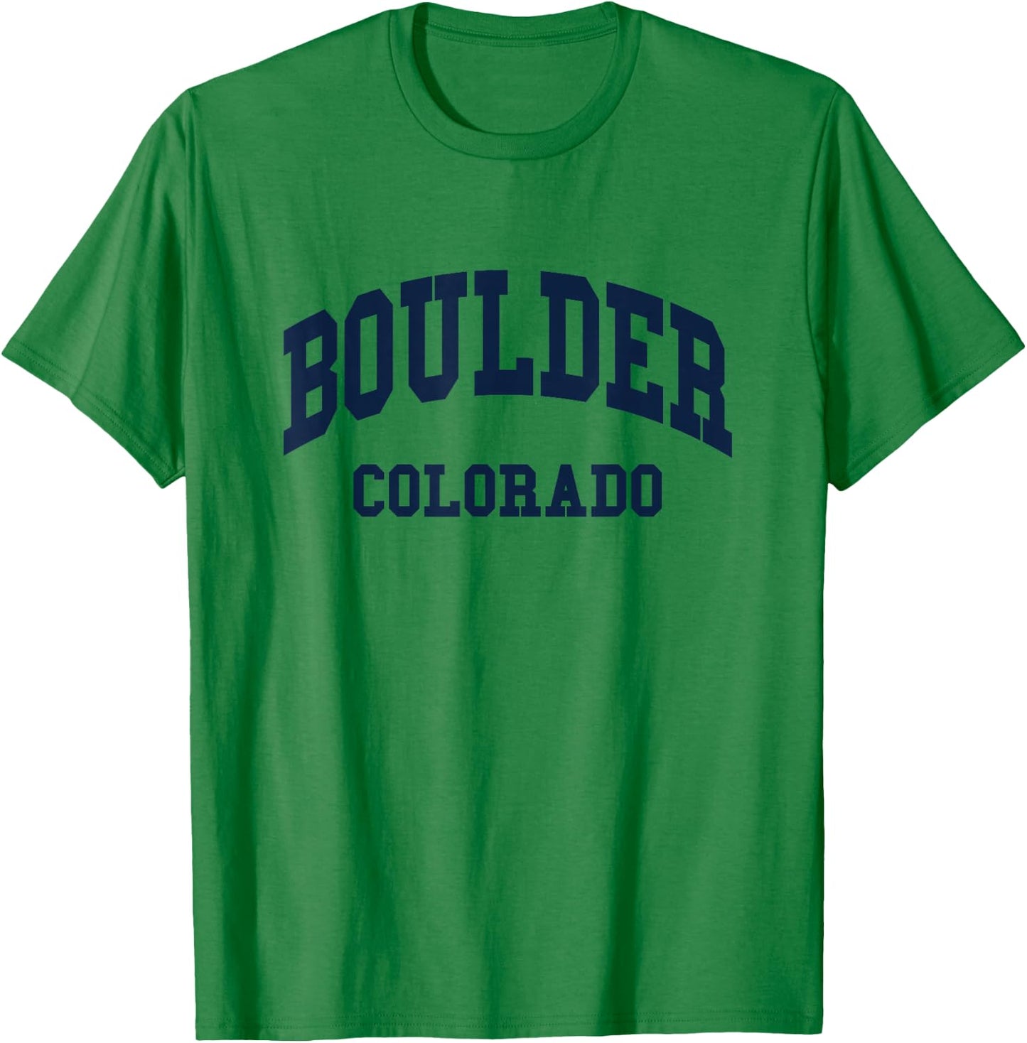 Boulder - Colorado - Throwback Design - Classic T-Shirt - T-Shirt | Irish Green
