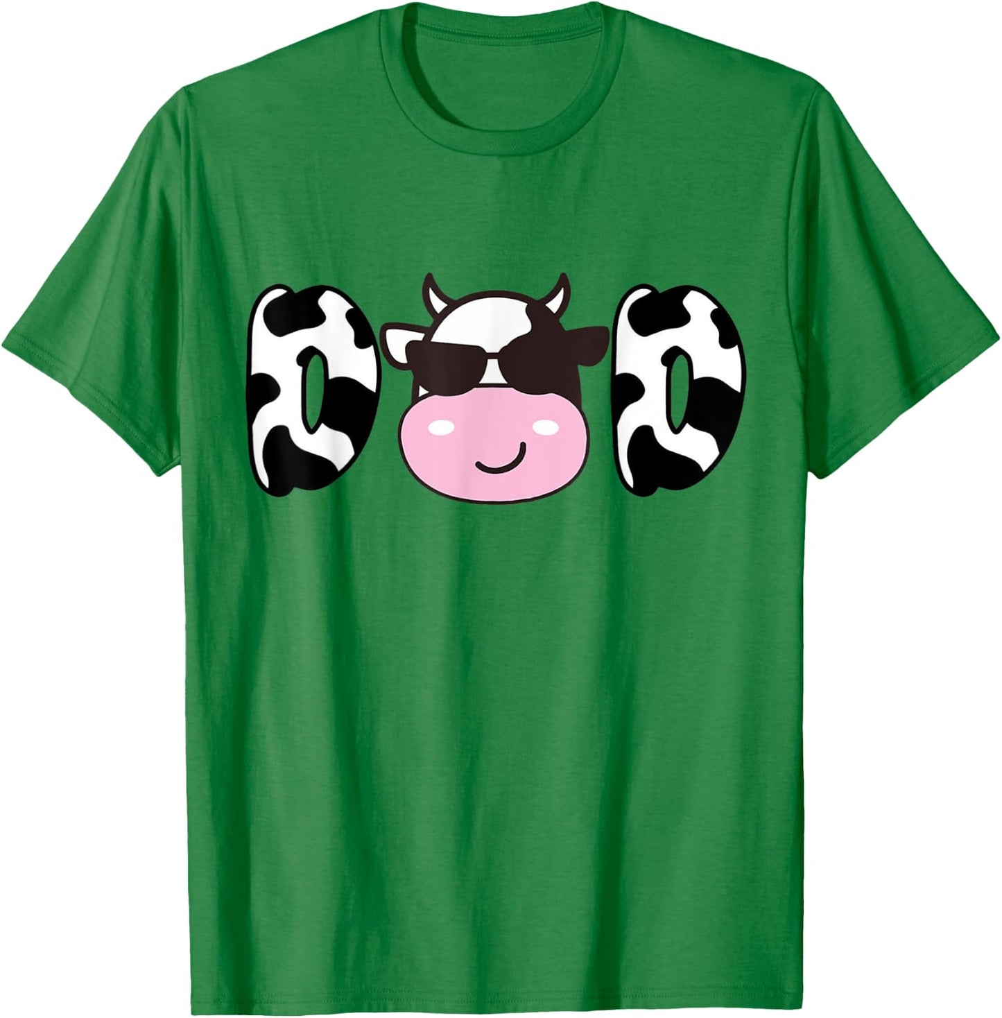 Dad of The Birthday Girl Funny Cow Daddy Papa Bday Matching T-Shirt - T-Shirt | Irish Green