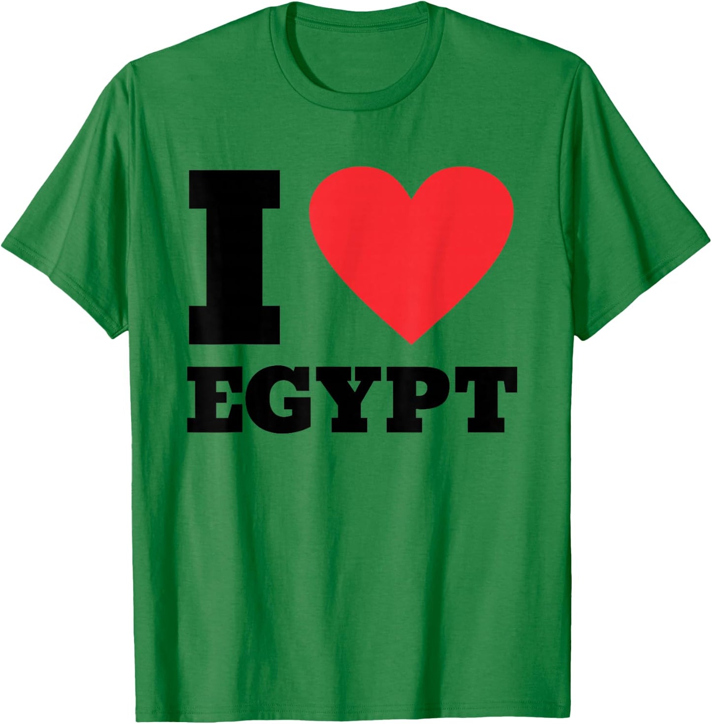I Love Egypt I Heart Egypt Family Travel Egypt T-Shirt - T-Shirt | Irish Green