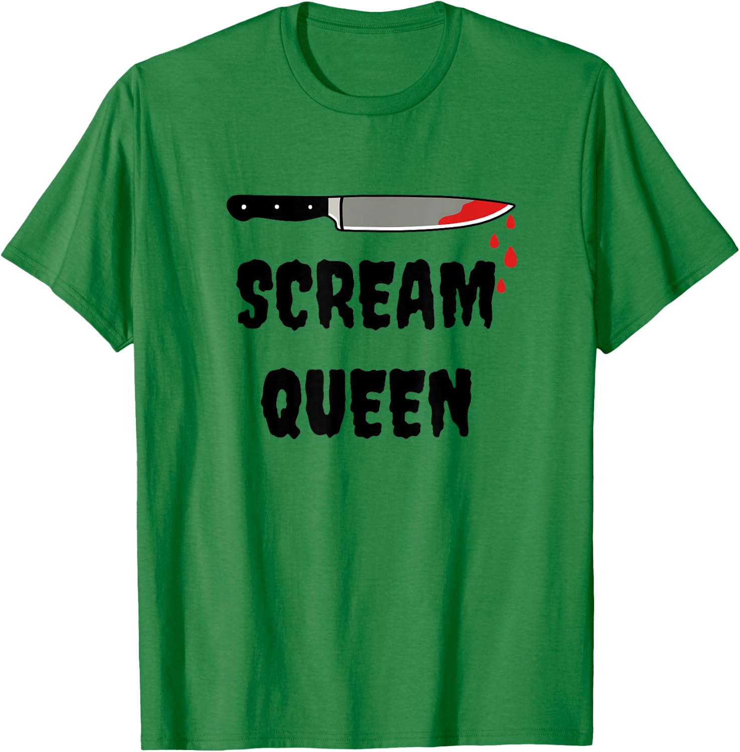 Scream Queen Horror Movies Fan Scream Queen Horror T-Shirt - T-Shirt | Irish Green