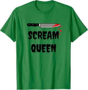 Scream Queen Horror Movies Fan Scream Queen Horror T-Shirt - T-Shirt | Irish Green