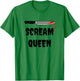 Scream Queen Horror Movies Fan Scream Queen Horror T-Shirt - T-Shirt | Irish Green