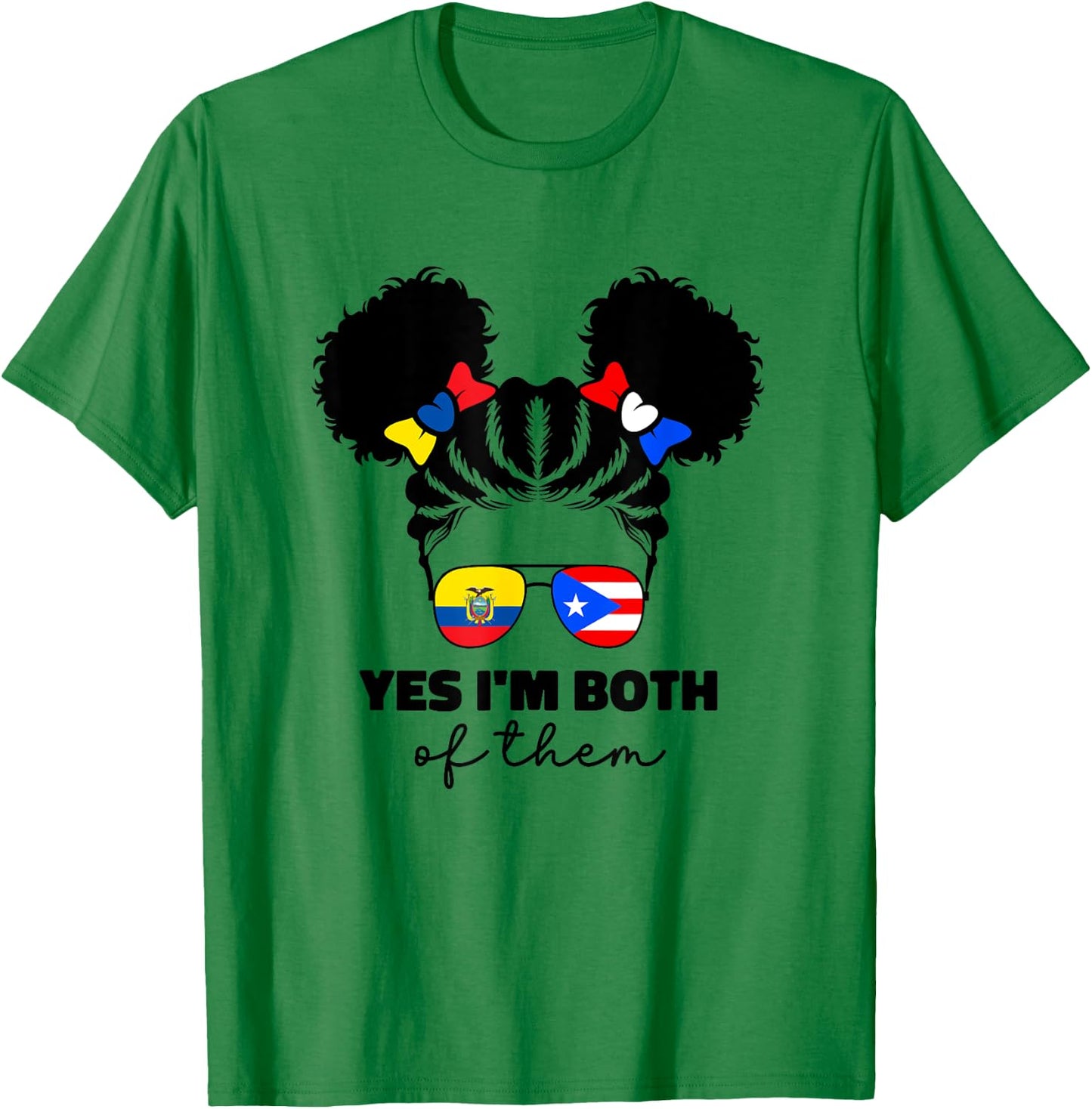 Ecuadorian And Puerto Rican Rico Ecuador Flag For Kids Girl T-Shirt - T-Shirt | Irish Green