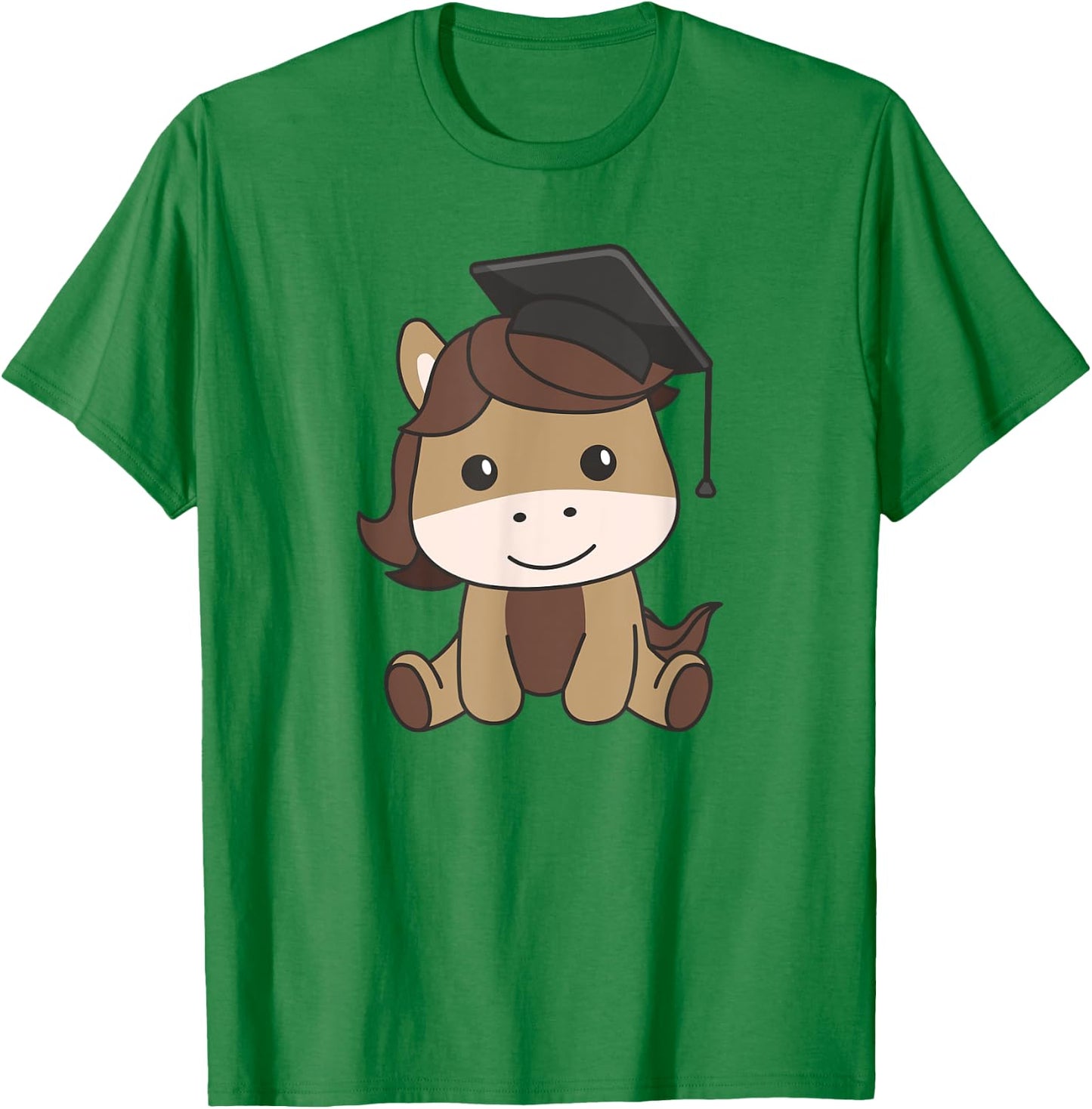 Kids School Kindergarten Horse Graduation T-Shirt - T-Shirt | Irish Green
