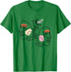 Minimalist Abstract: Women Faces and Bird Abstract Line Art T-Shirt - T-Shirt | Irish Green