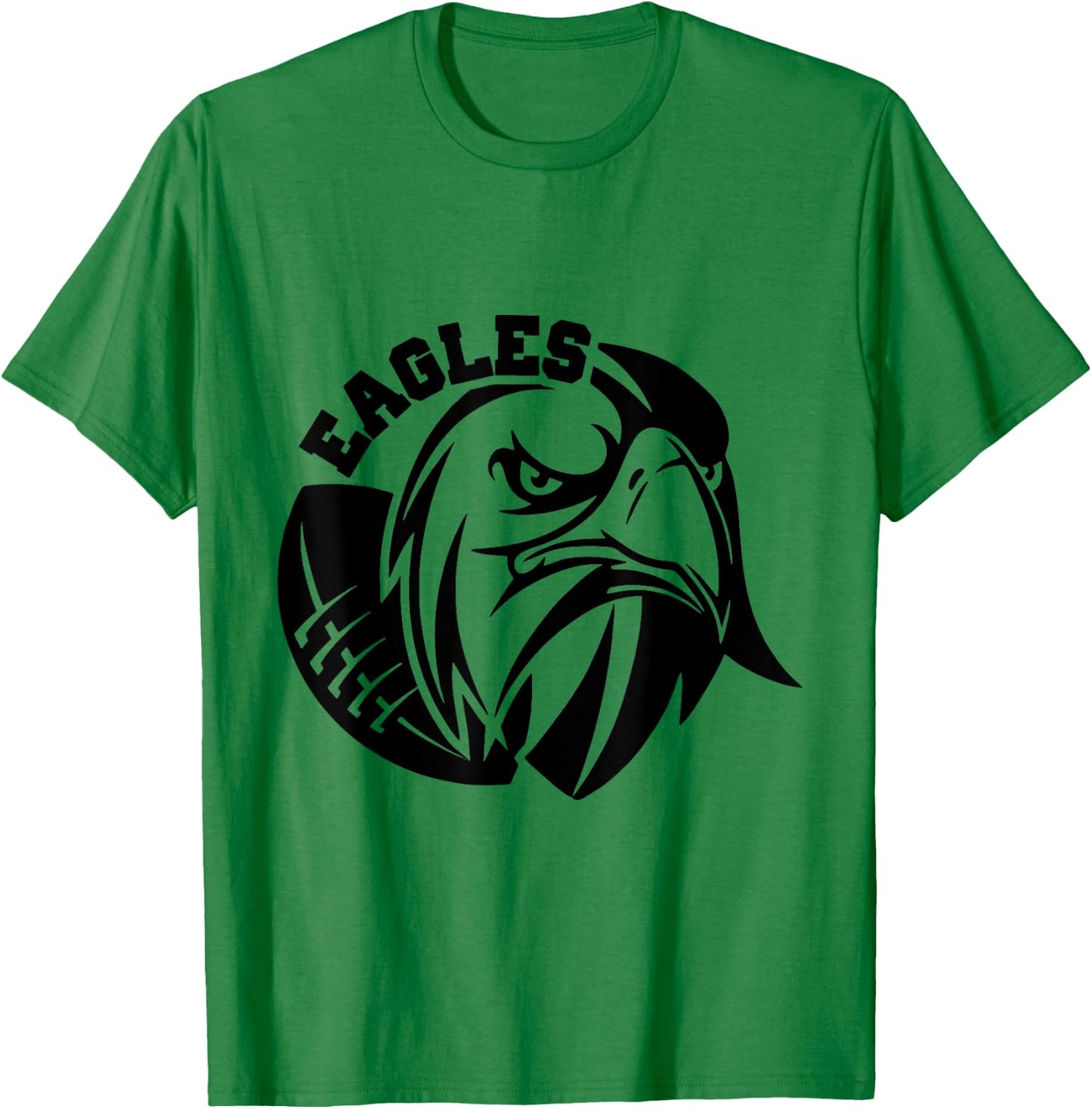Eagles School Sports Fan Team Spirit T-Shirt - T-Shirt | Irish Green