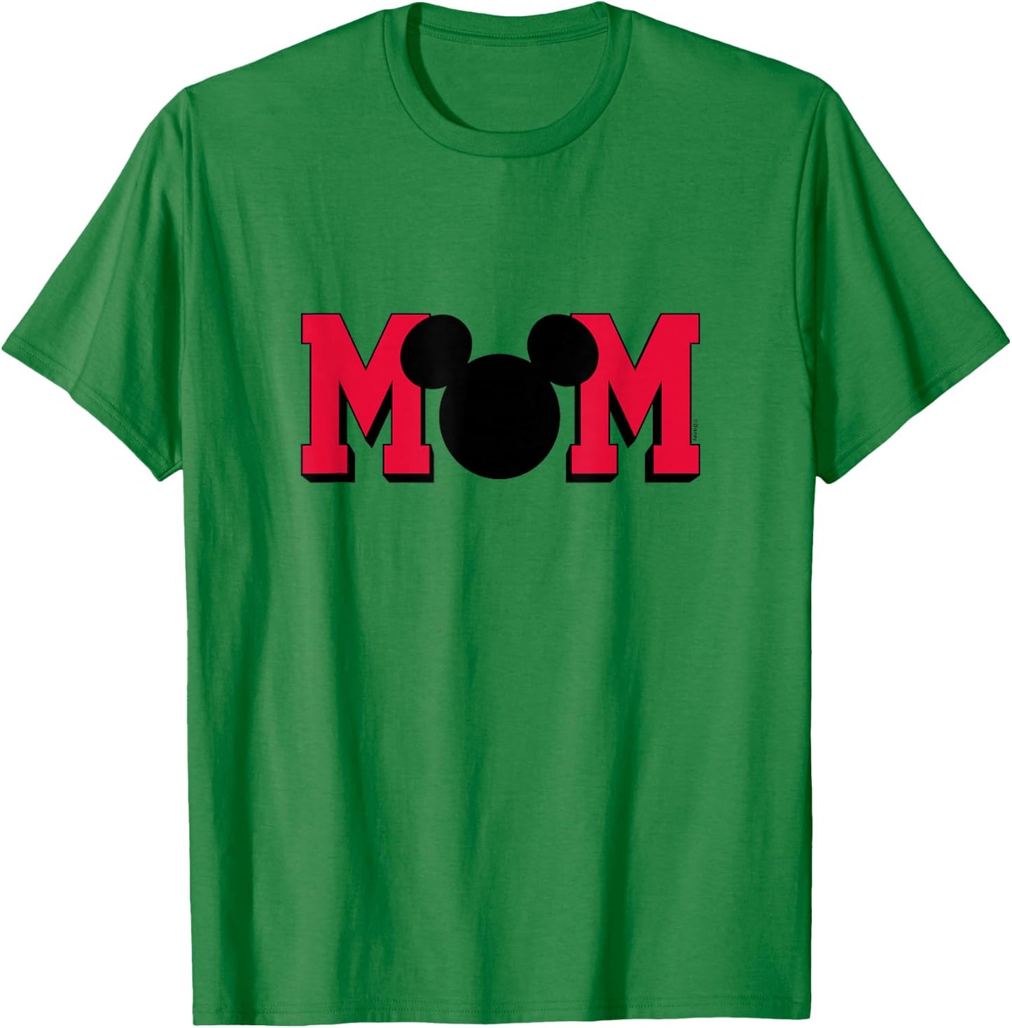 Disney - Mom Mickey Mouse Silhouette T-Shirt - T-Shirt | Irish Green