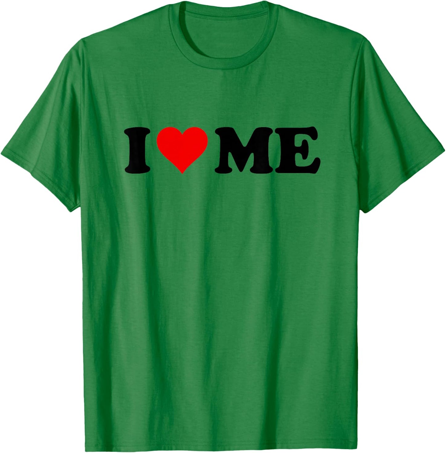 Red Heart I Love Me T-Shirt - T-Shirt | Irish Green