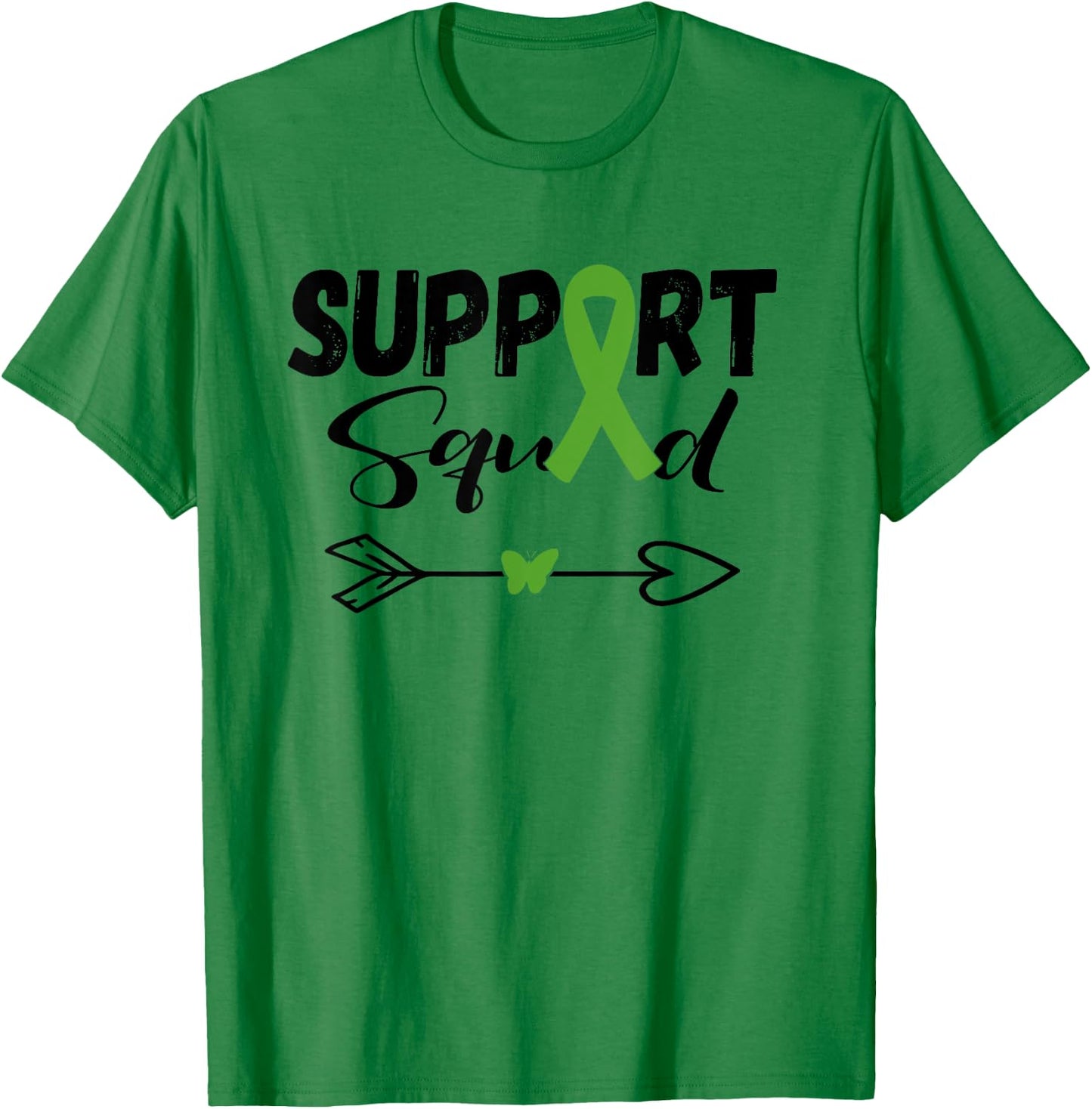 Liver Cancer Shirt Support Squad Liver Cancer Awareness T-Shirt - T-Shirt | Irish Green