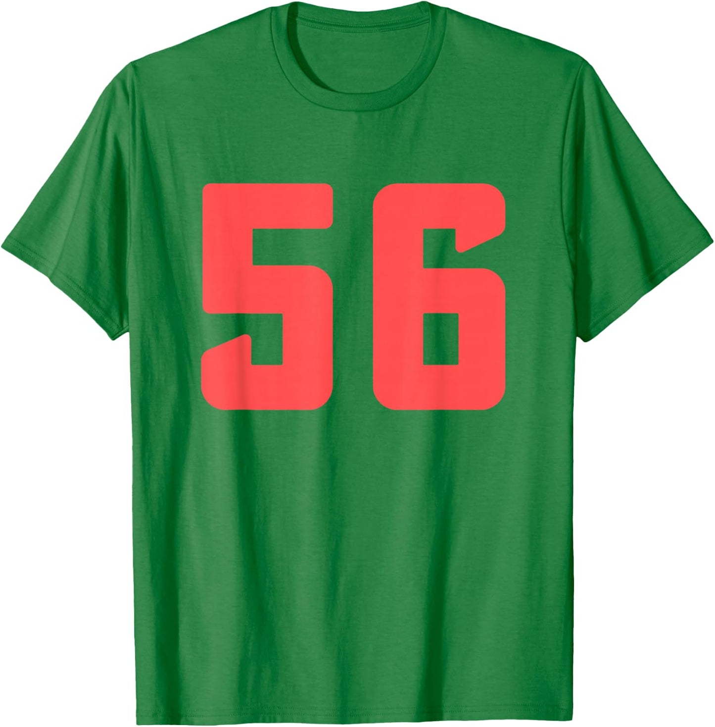Number 56 Years Anniversary Sports Team Player T-Shirt - T-Shirt | Irish Green