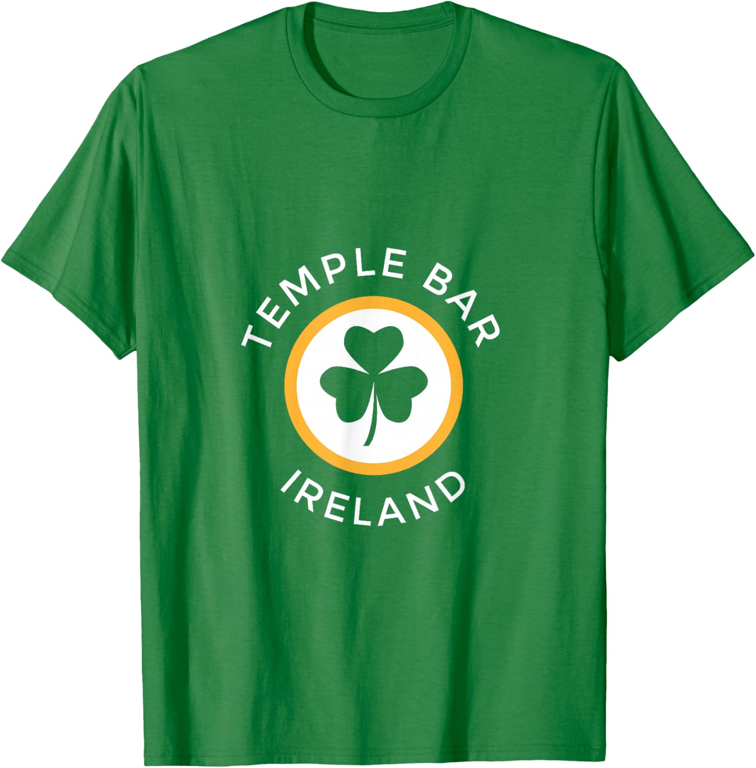 Temple Bar Dublin Shamrock Ireland Souvenir T-Shirt - T-Shirt | Irish Green