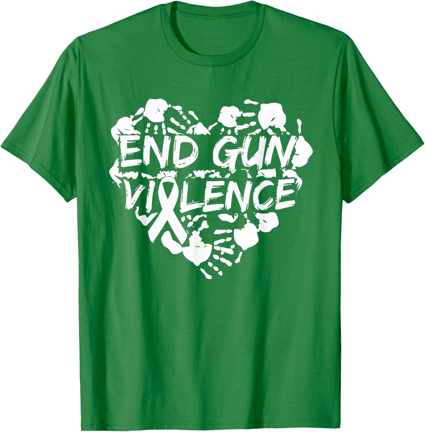 Wear Orange Protect Children Enough End Gun Violence T-Shirt - T-Shirt | Irish Green