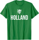 Holland Emblem Lion Netherlands T-Shirt - T-Shirt | Irish Green