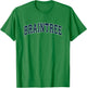 Braintree Massachusetts MA Vintage Sports Design Navy Design T-Shirt - T-Shirt | Irish Green